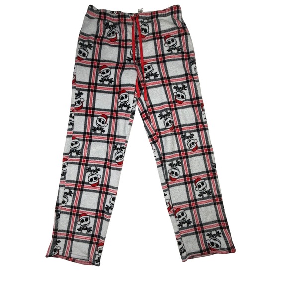Disney Other - Disney Jack Skellington Plaid Flannel Pajama Pants Sleepwear Lounge Pants Medium
